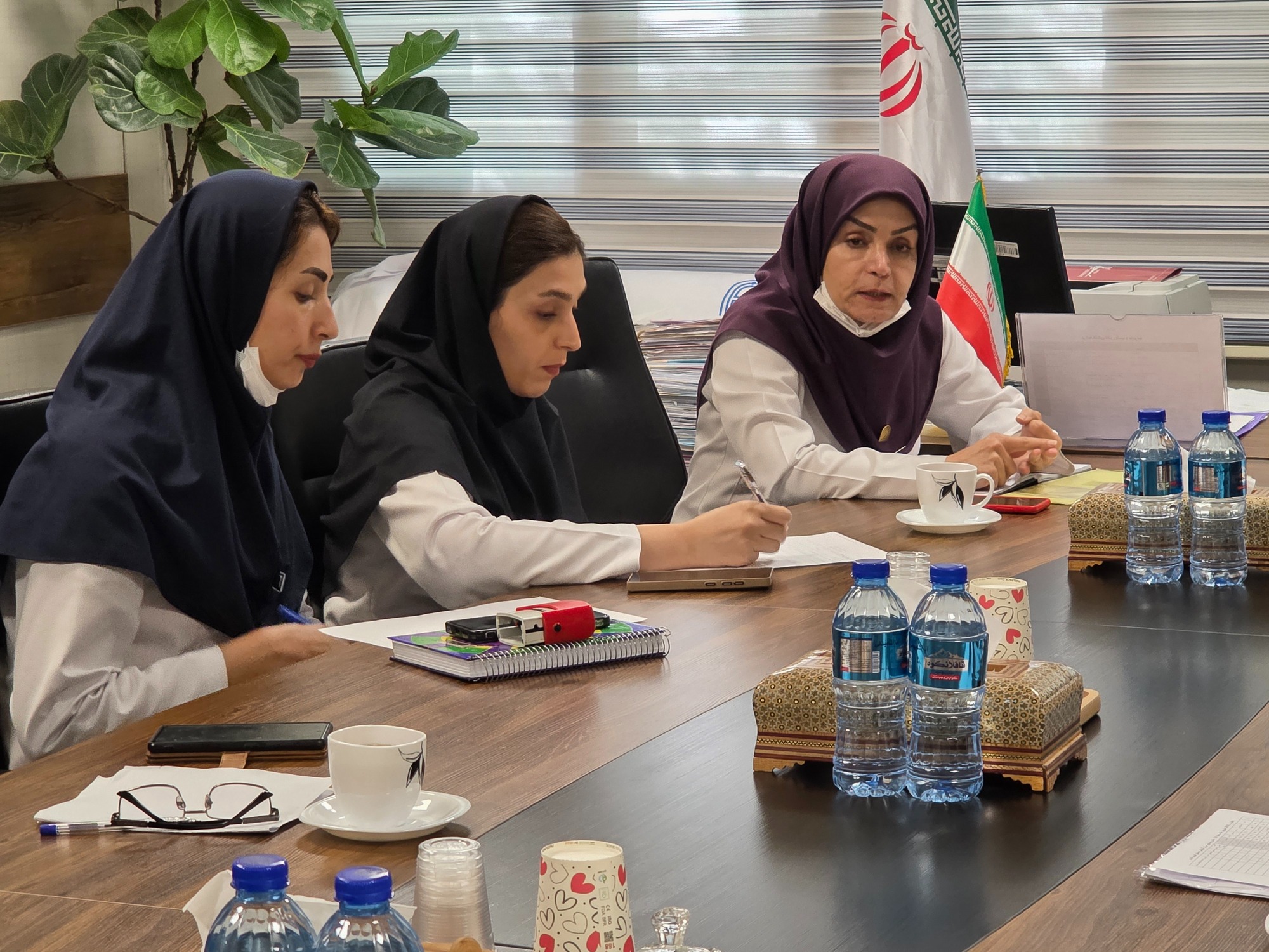 برگزاری جلسه کارگروه حمایت از کودکان آسیب‌دیده در بیمارستان فیروزآبادی